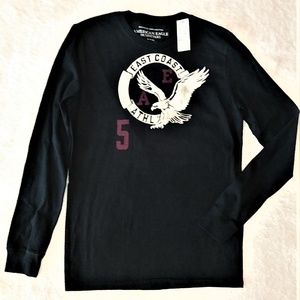 AEO Athletic Fit Long Sleeve T-Shirt Size Small